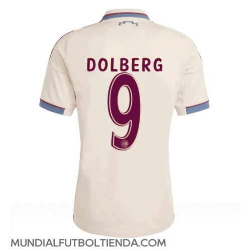 Camiseta Ajax Kasper Dolberg #9 Tercera Equipación Replica 2025-26 mangas cortas Camiseta Ajax Kasper Dolberg #9 Tercera Equipación Replica 2025-26 mangas cortas